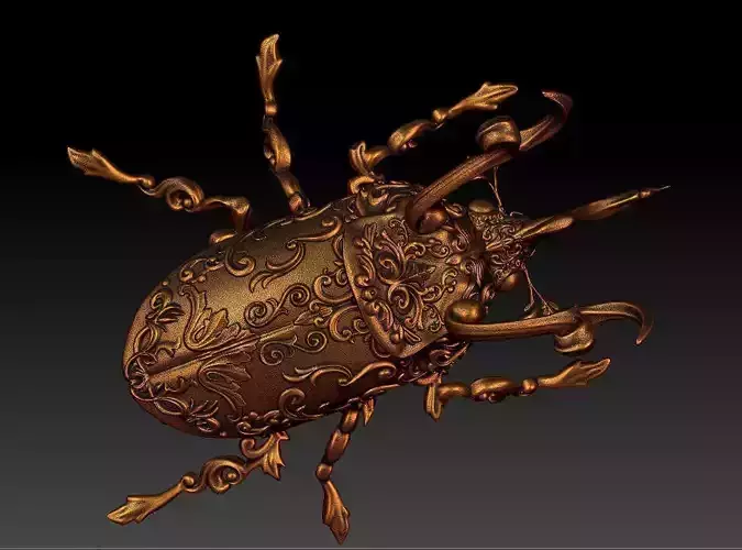 BEETLE DEER 3D print model