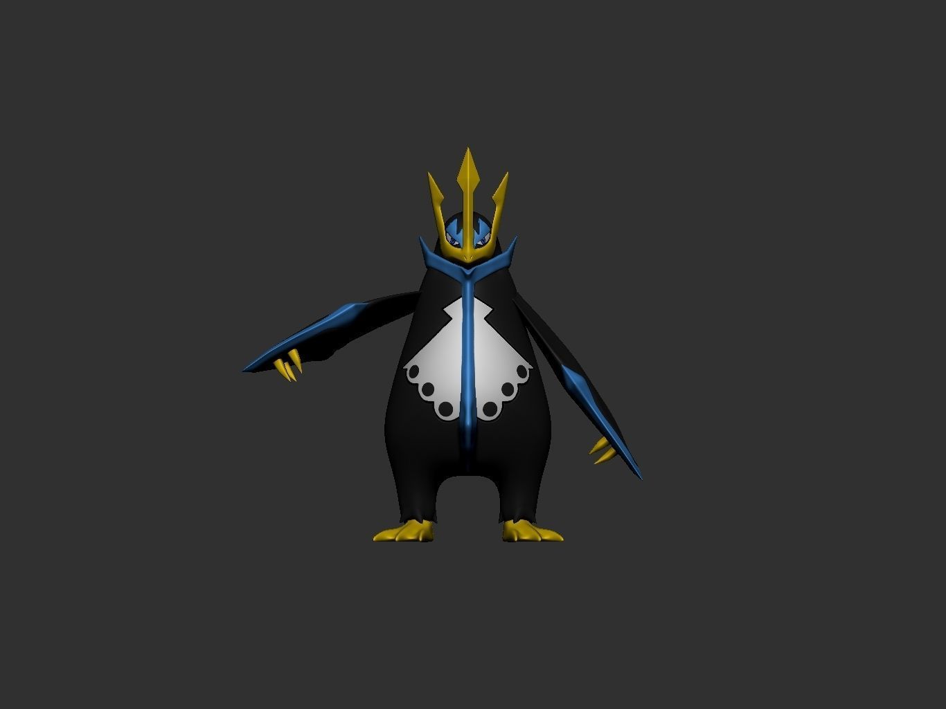 pokemon empoleon 3D print model_3