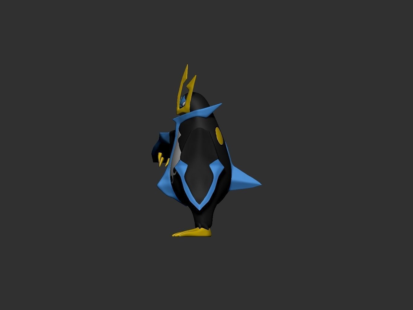 pokemon empoleon 3D print model_11