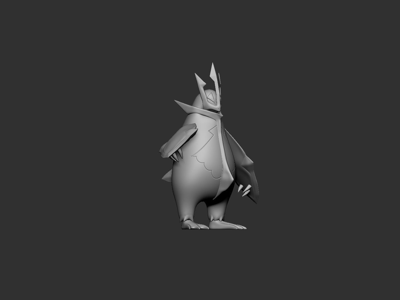 pokemon empoleon 3D print model_6