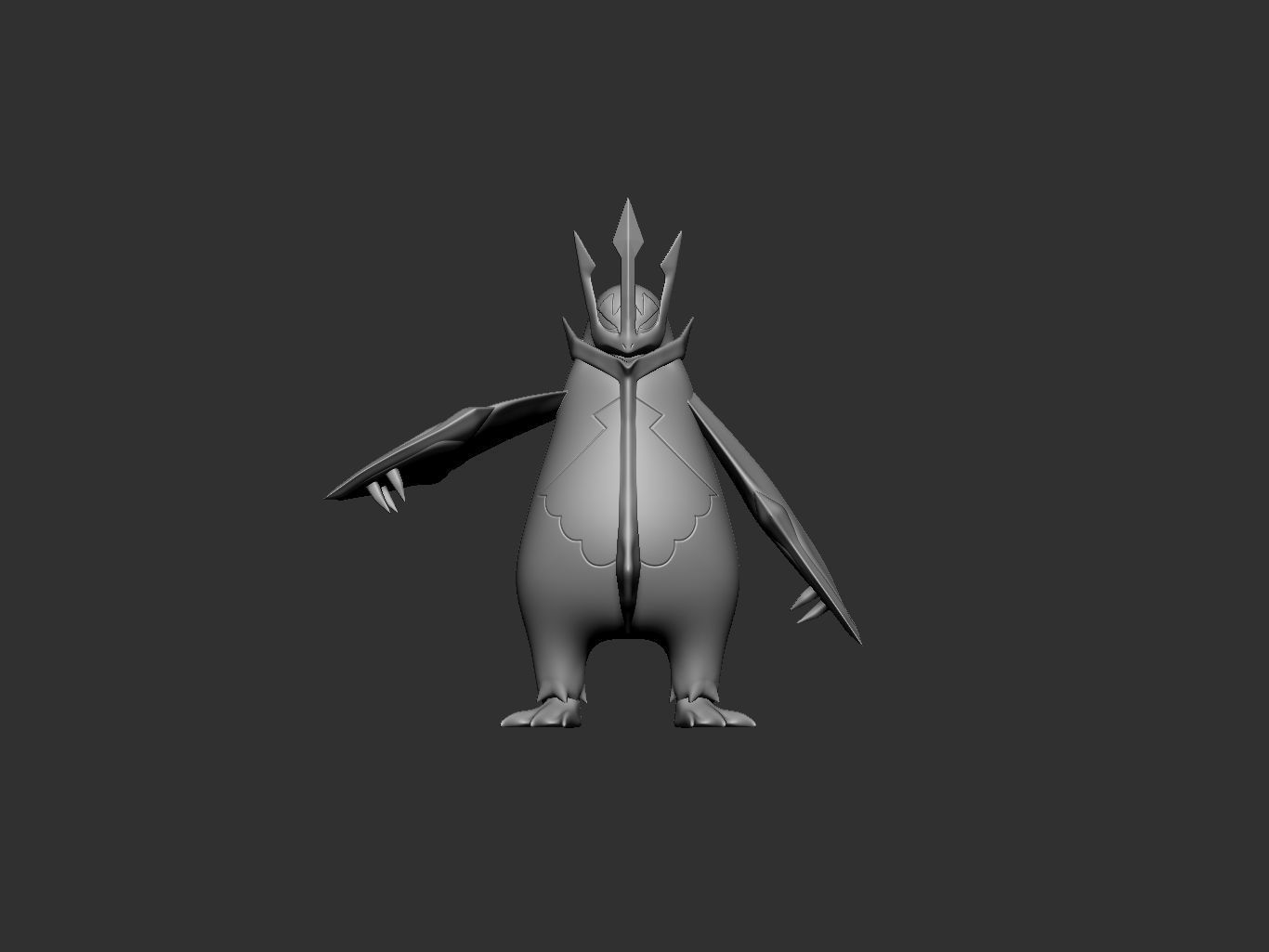 pokemon empoleon 3D print model_4