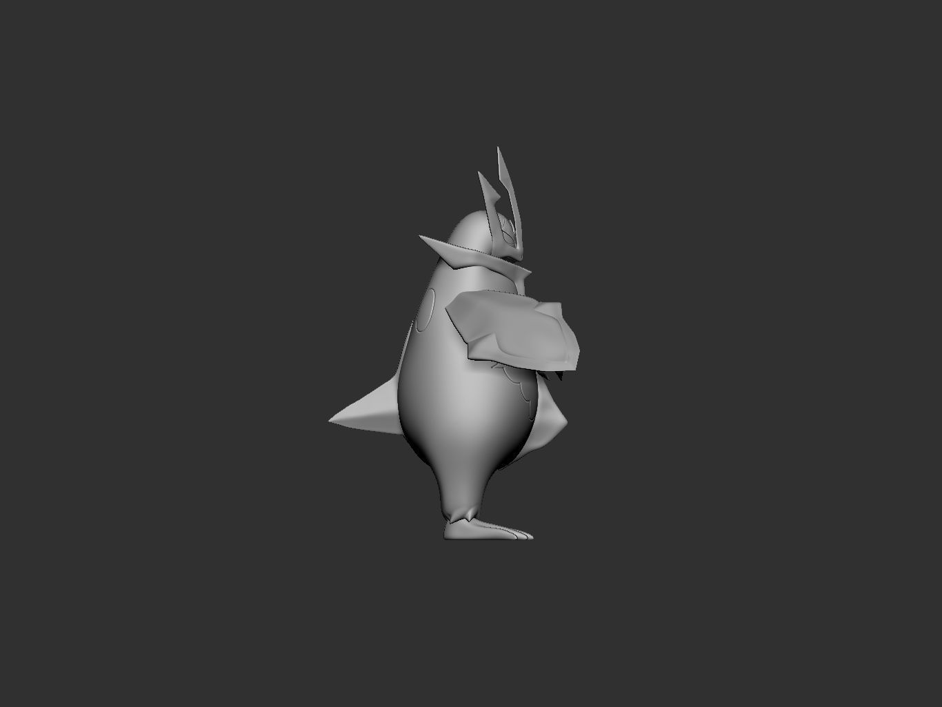 pokemon empoleon 3D print model_8