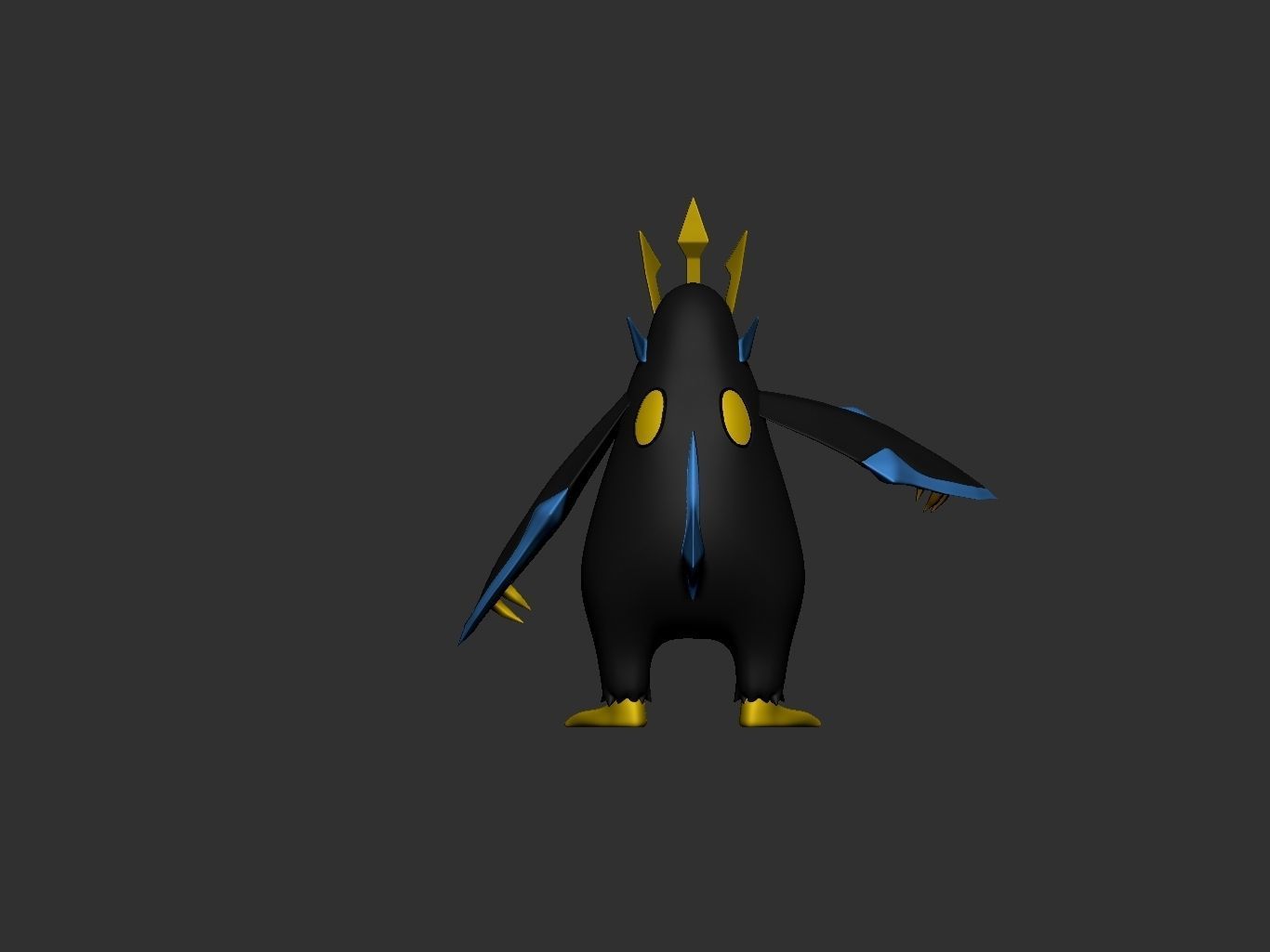 pokemon empoleon 3D print model_9