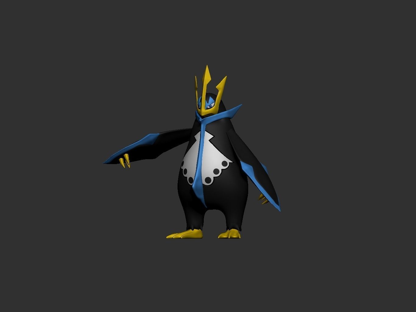 pokemon piplup evolution pack 3D print model_15