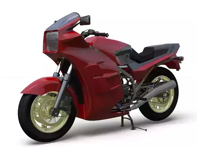 750cc motorcycle 3D model