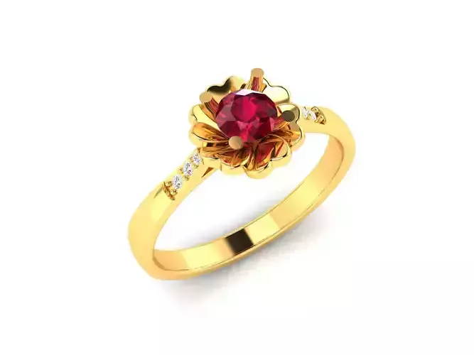 Solitaire Women Engagement Wedding Ring