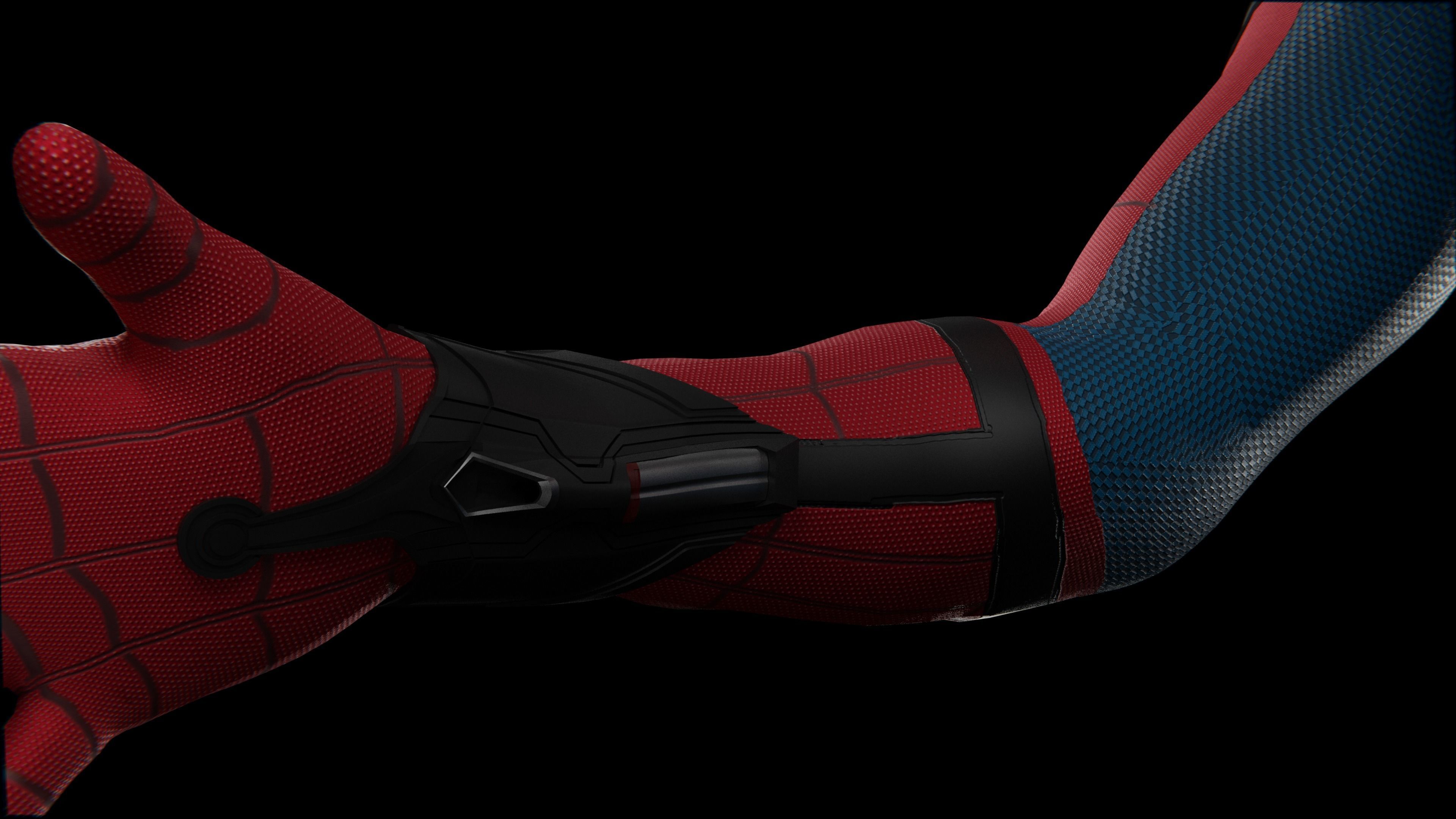 Spider-man Homecoming Stark Tech Suit 3D model Free 3D model_5