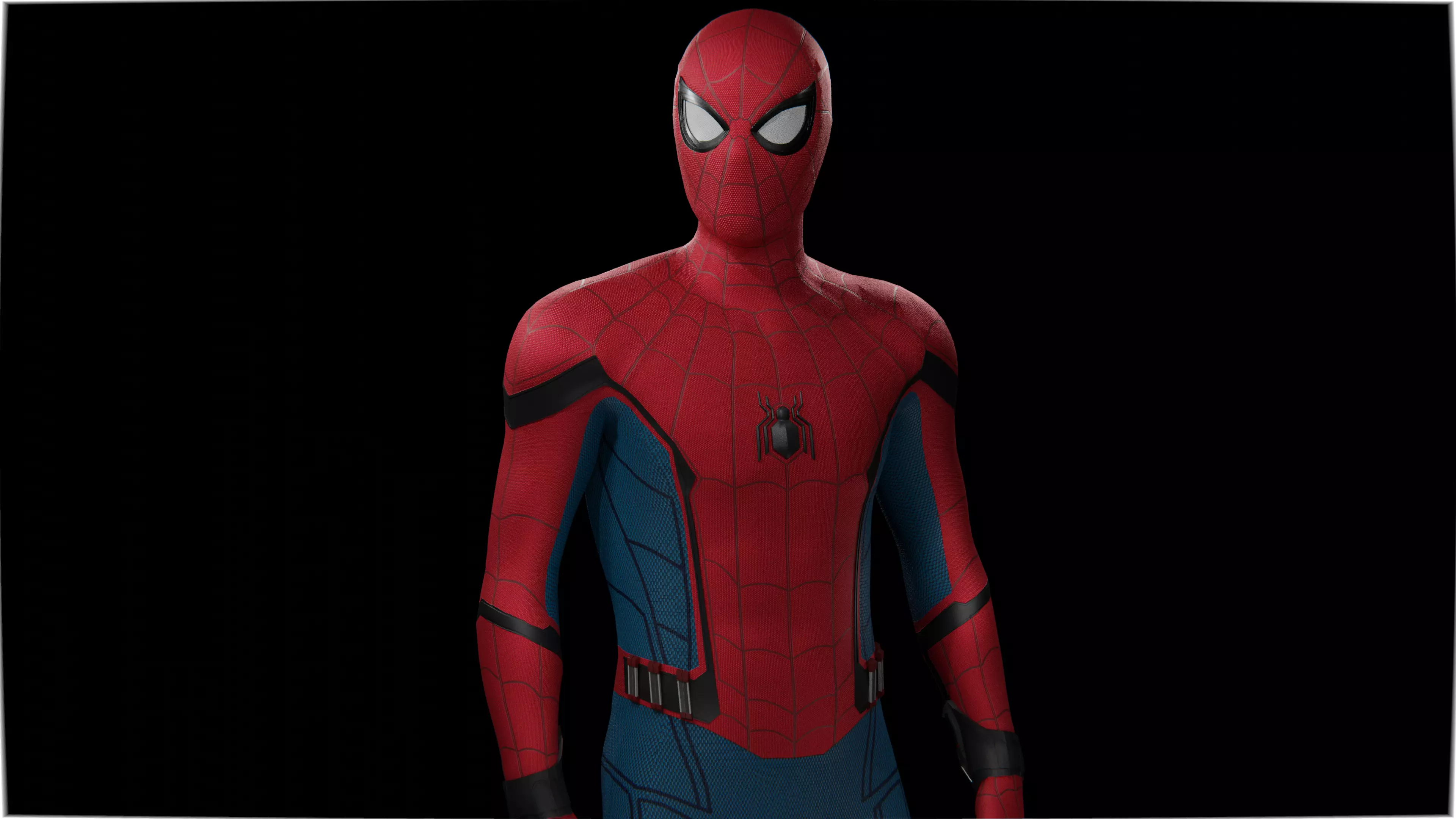 Spider-man Homecoming Stark Tech Suit 3D model Free 3D model_0