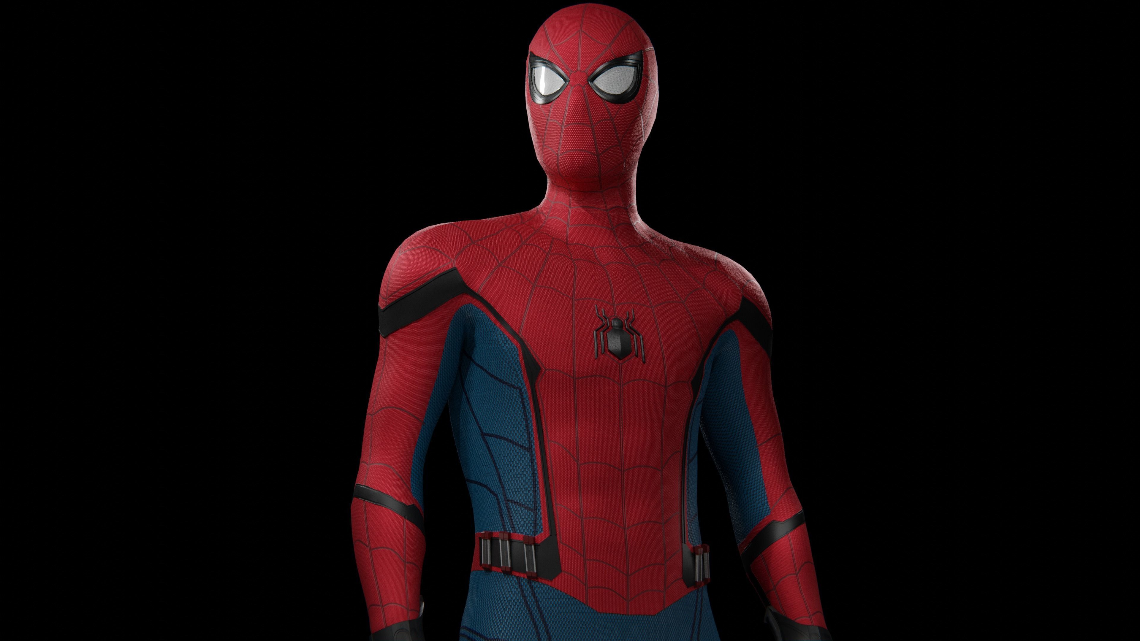 Spider-man Homecoming Stark Tech Suit 3D model Free 3D model_1