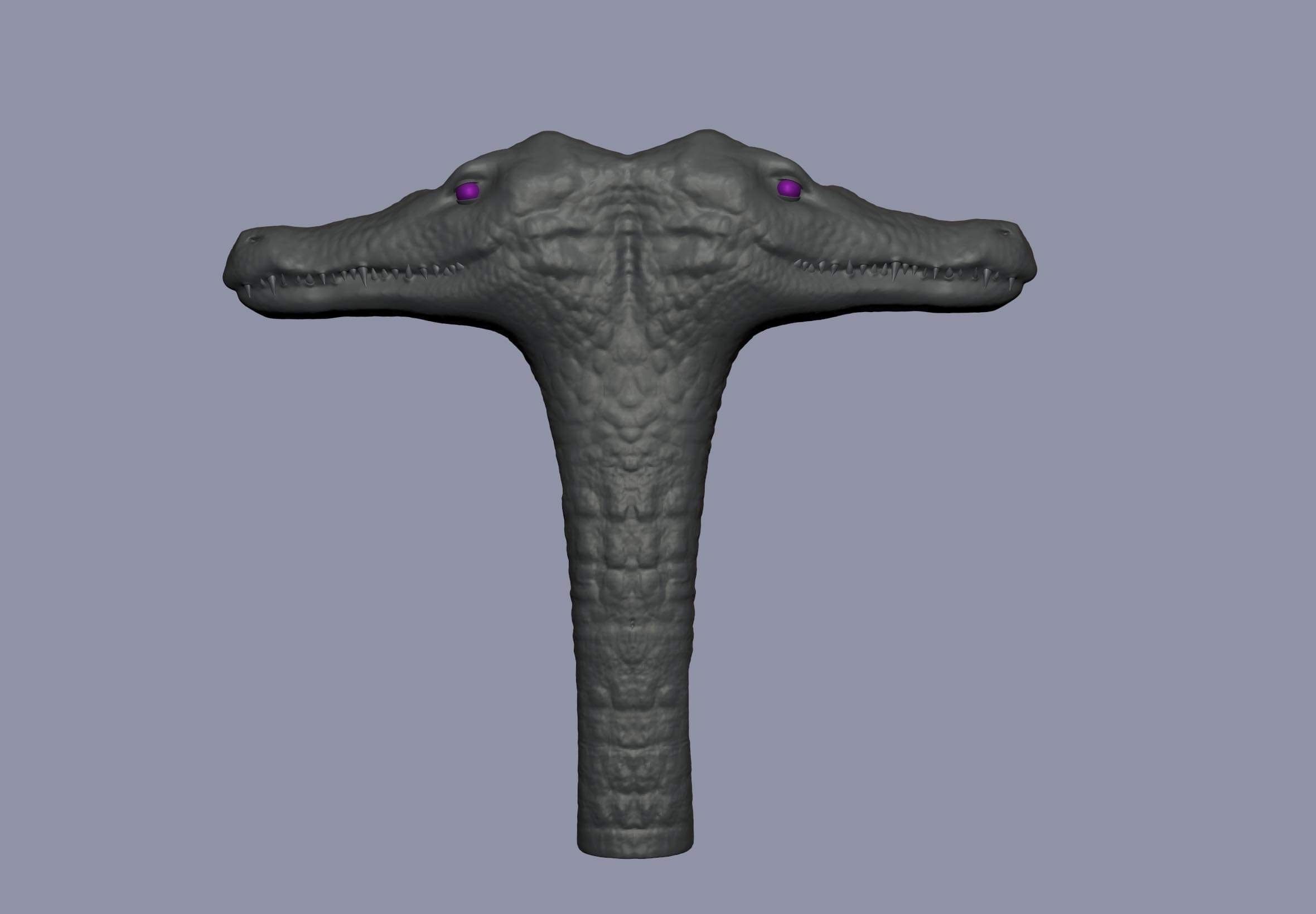 Arthur Harrow Crocodile Cane - Moon Knight Fan Art 3D print model_3