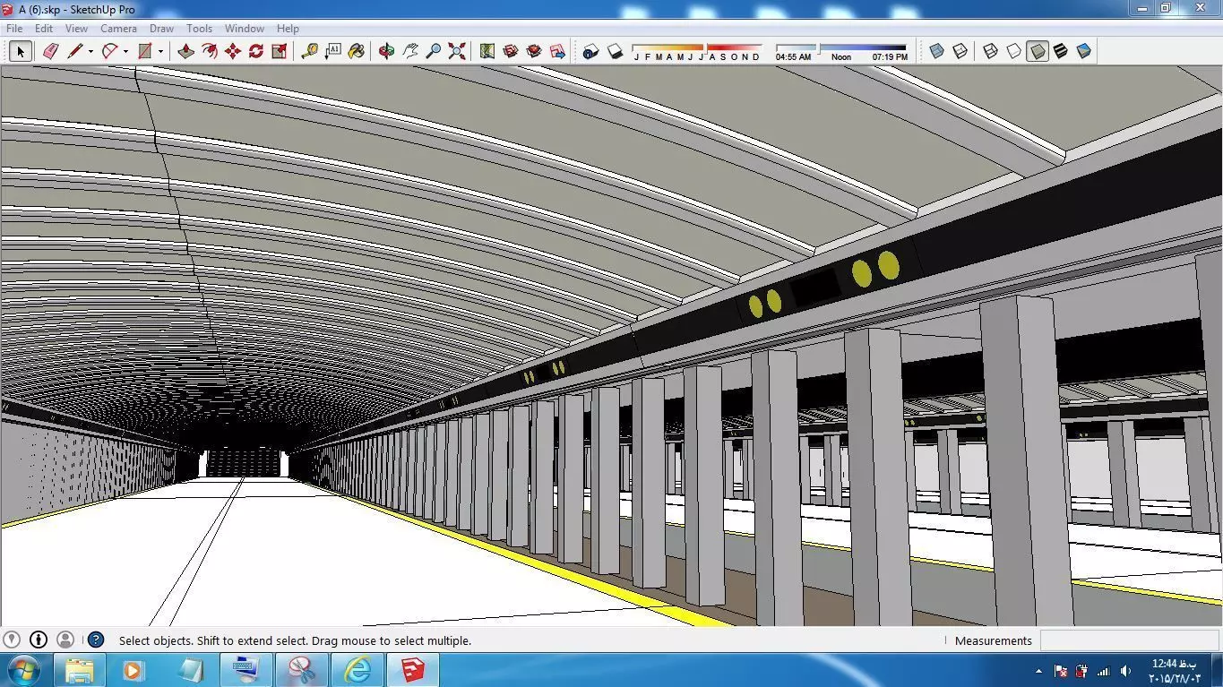 Sketchup Terminal A6 Free 3D model_0