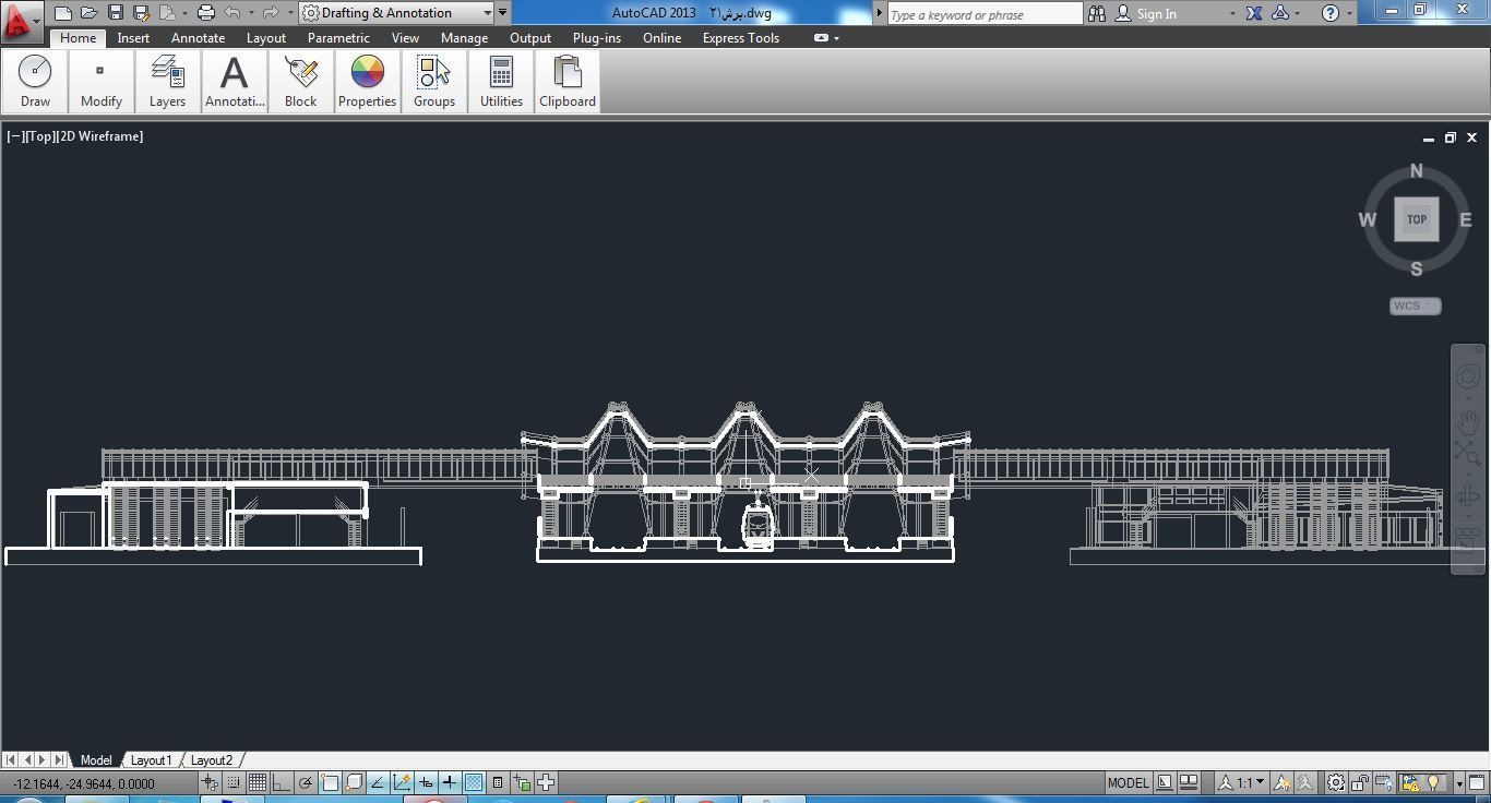 Sketchup Terminal A9 Project SKP DWG PIC 3D model_15