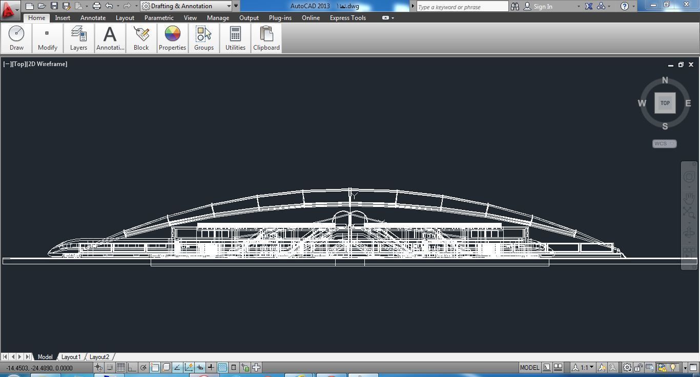 Sketchup Terminal A9 Project SKP DWG PIC 3D model_10