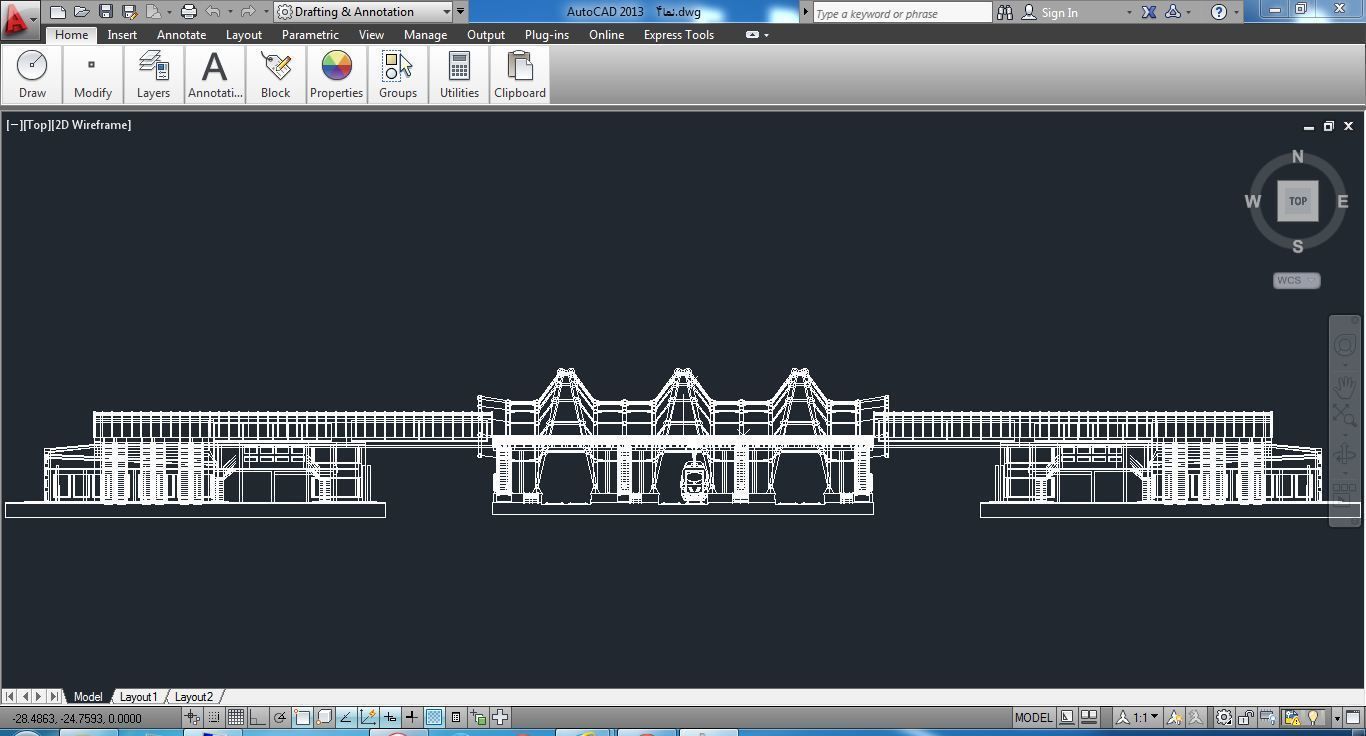 Sketchup Terminal A9 Project SKP DWG PIC 3D model_14