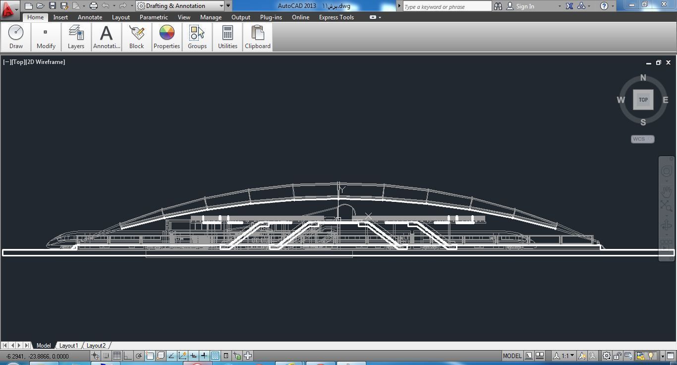 Sketchup Terminal A9 Project SKP DWG PIC 3D model_13