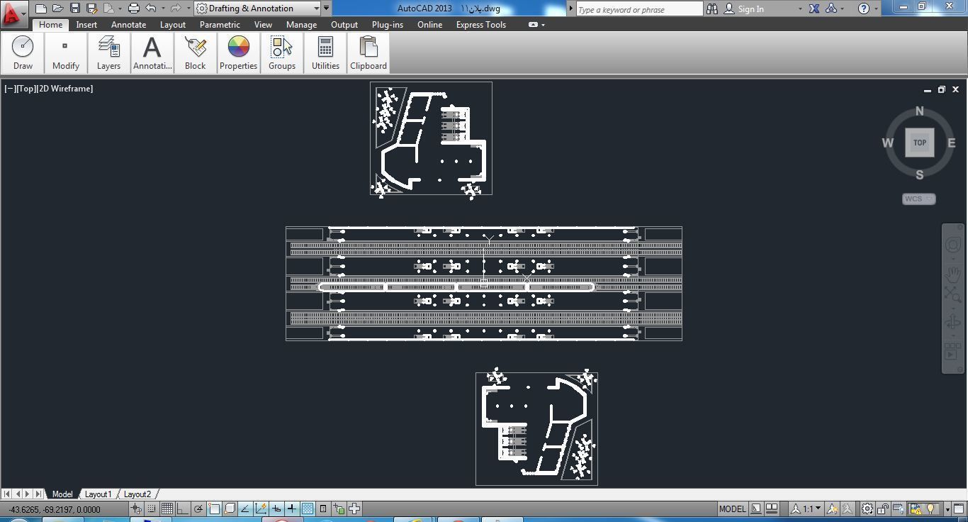 Sketchup Terminal A9 Project SKP DWG PIC 3D model_8