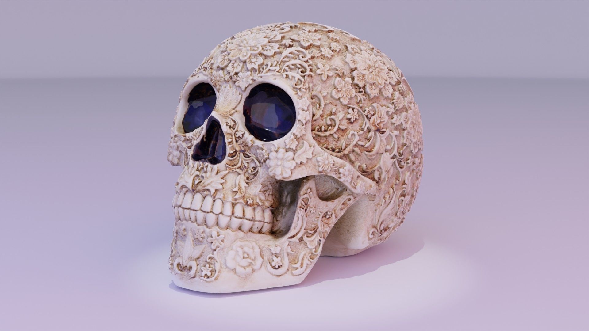 Skull collection with eyes _3