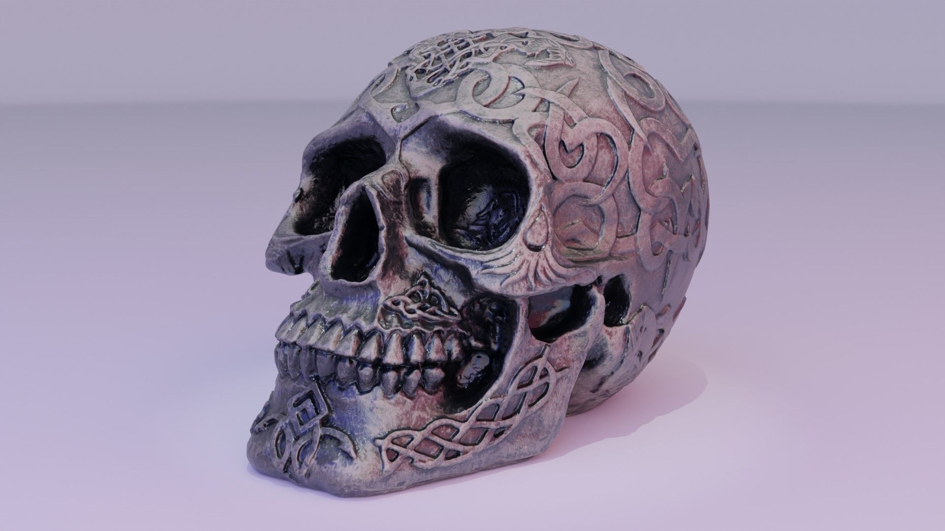 Skull collection with eyes _12