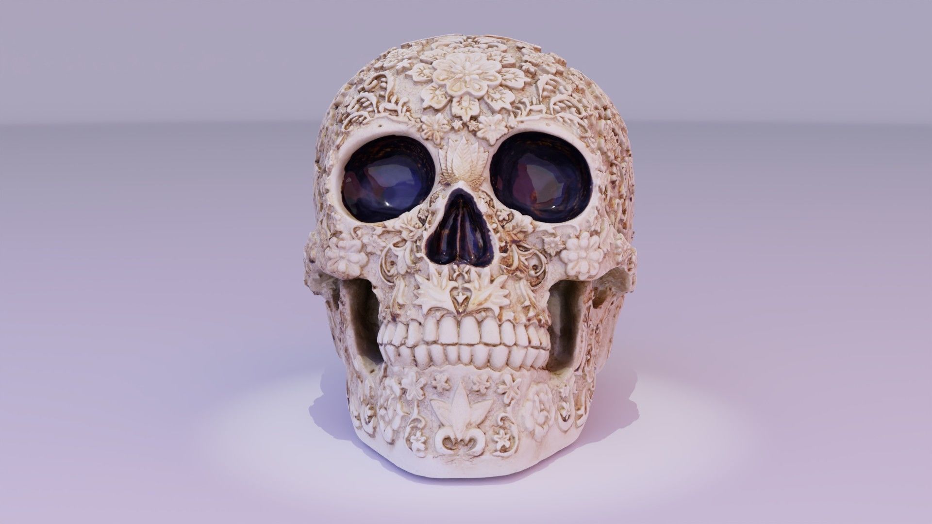 Skull collection with eyes _2
