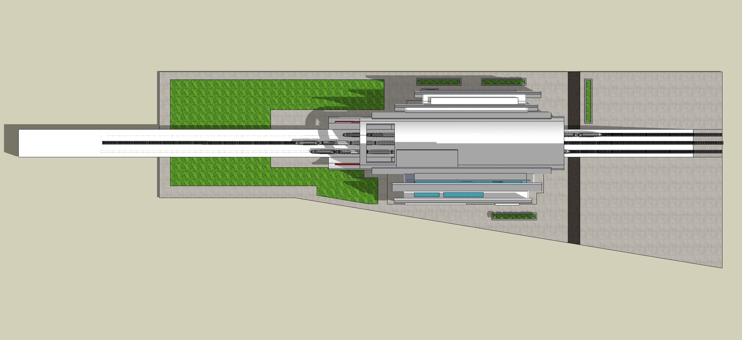 Sketchup Terminal A10 Free 3D model_1