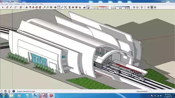 Sketchup Terminal A10 Free 3D model