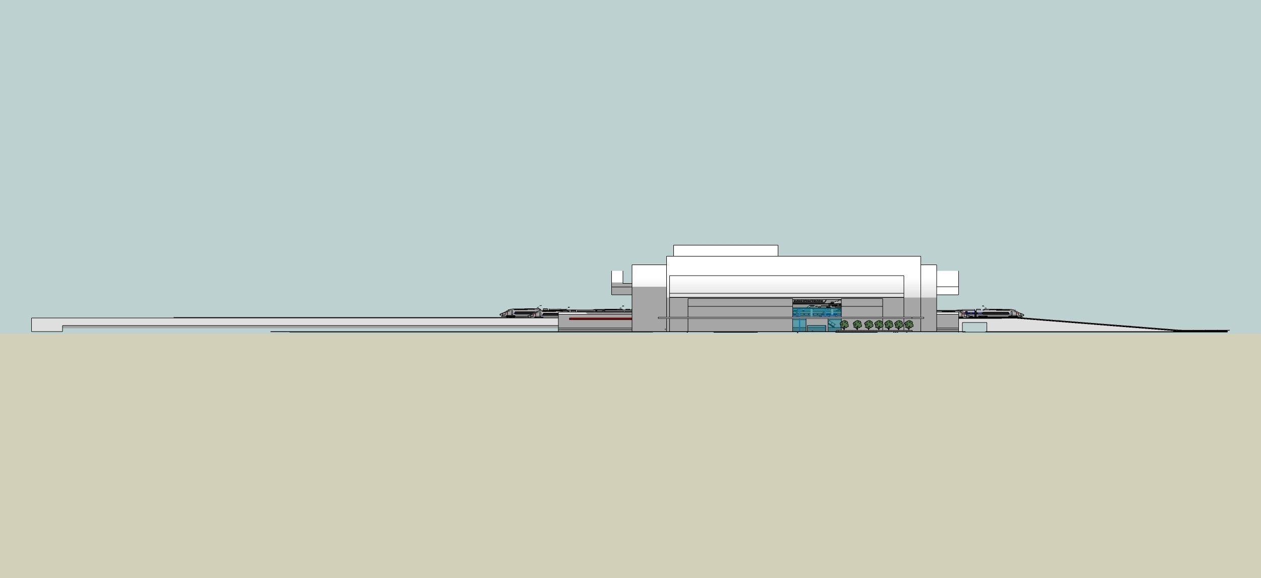 Sketchup Terminal A10 Free 3D model_5