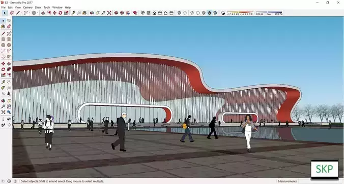 Sketchup Terminal B2 3D model