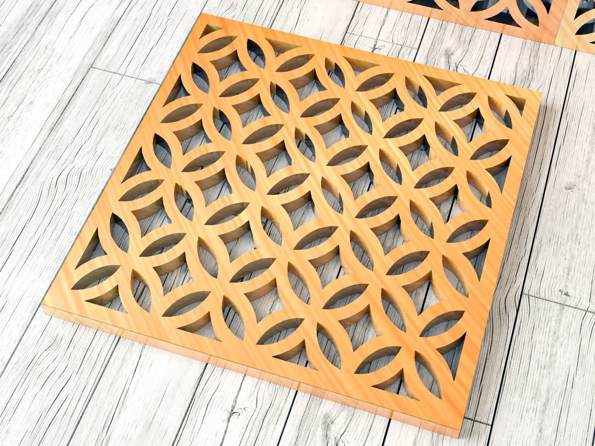 Decorative Panels Pack 3 3D Model Collection_9