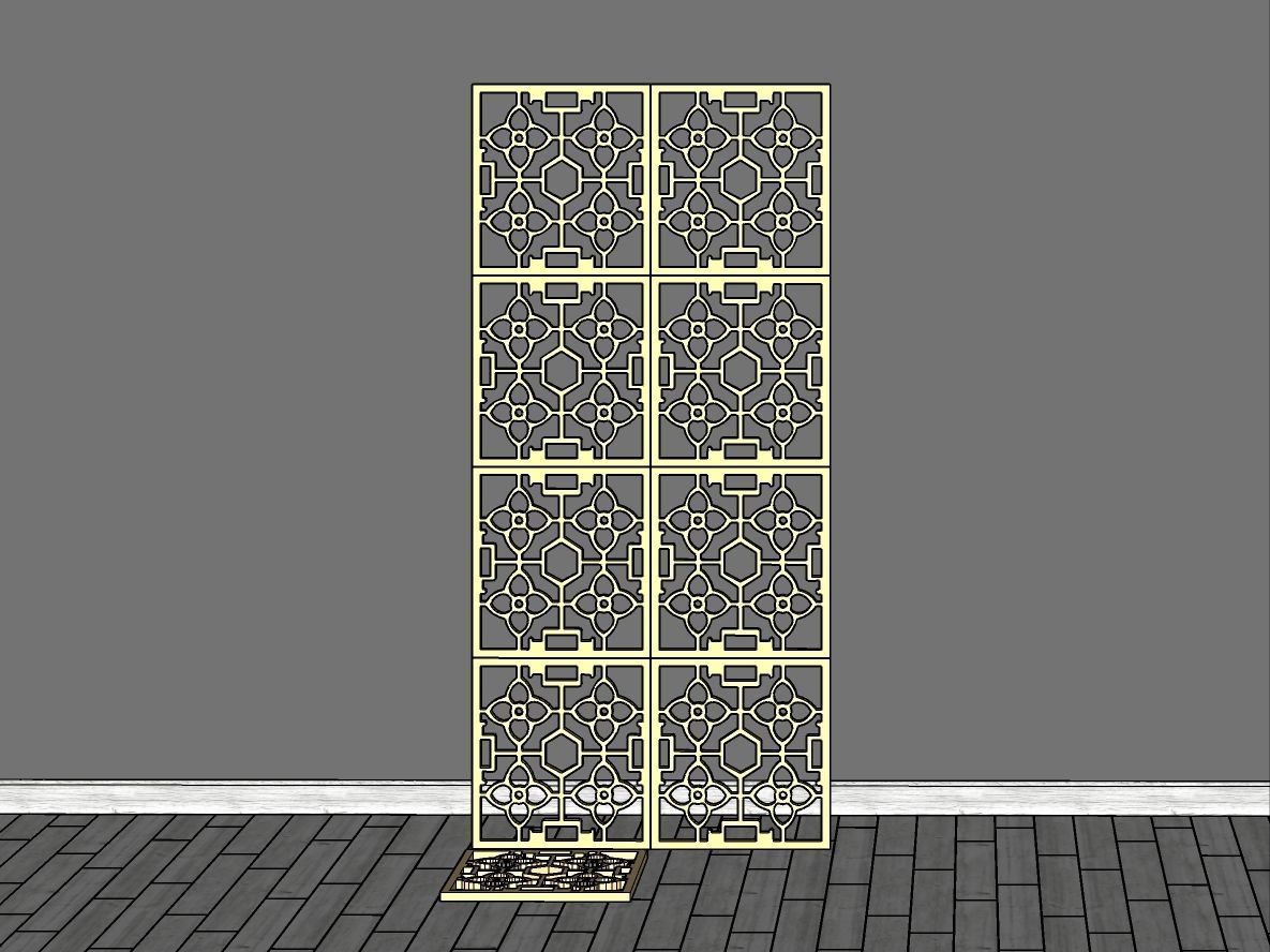 Decorative Panels Pack 3 3D Model Collection_24