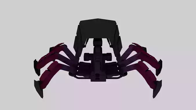 Mech Spider RIGGED