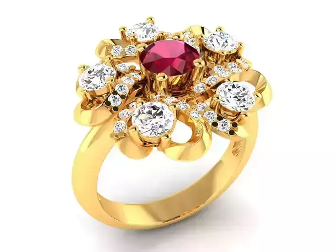 Women Engagement Wedding Ring