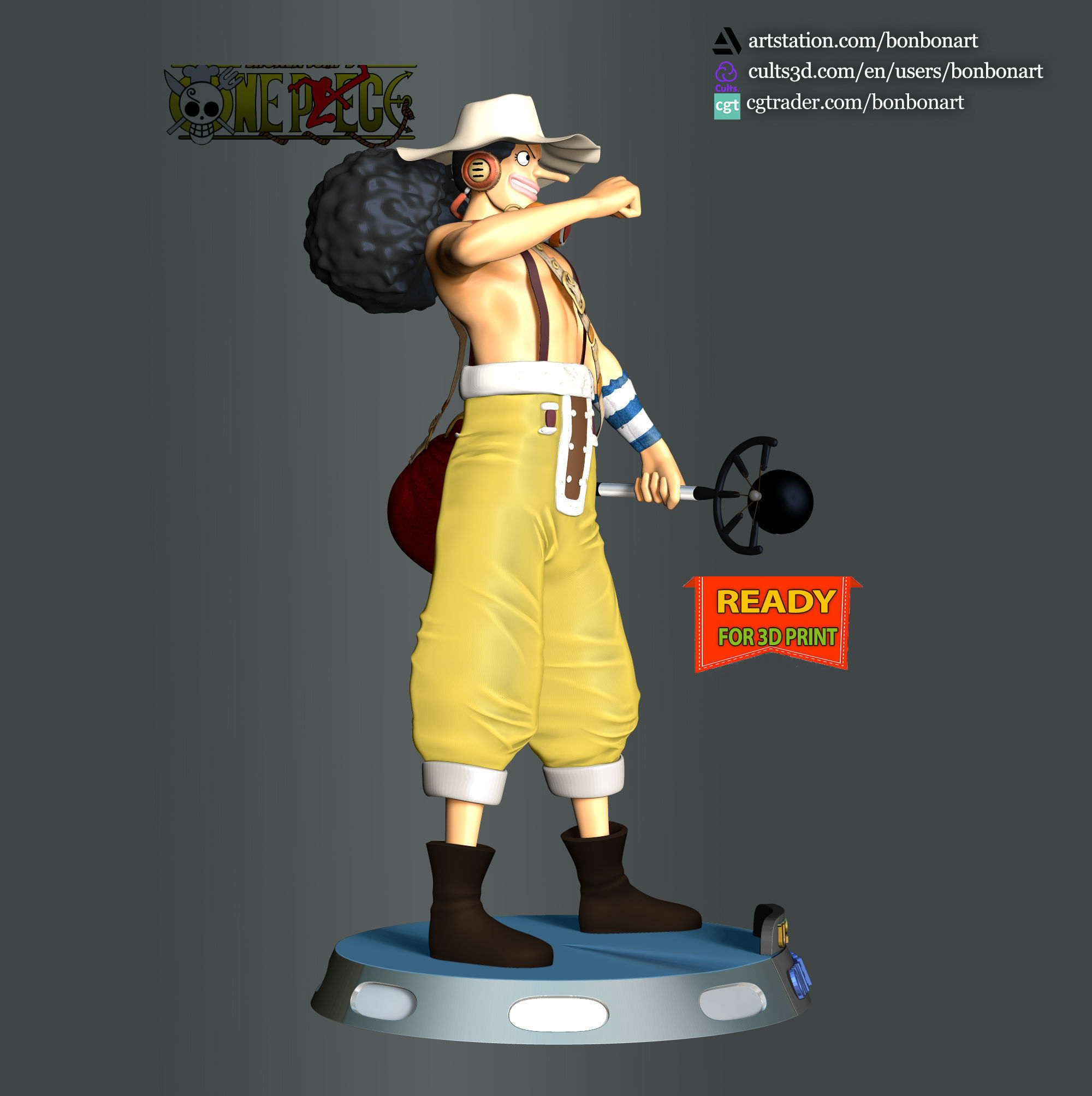 Usopp - One Piece 3D print model_4