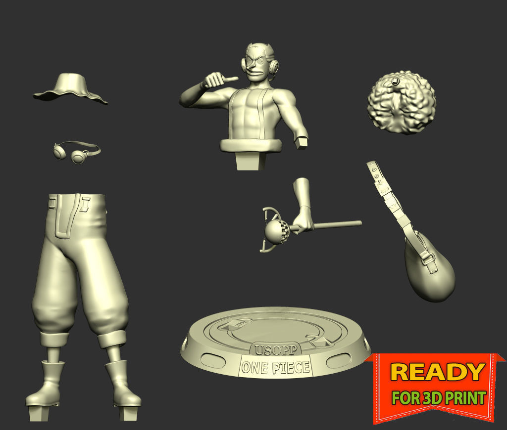 Usopp - One Piece 3D print model_5