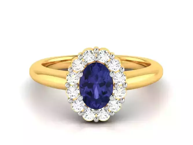 Women Engagement Wedding Oval Ring