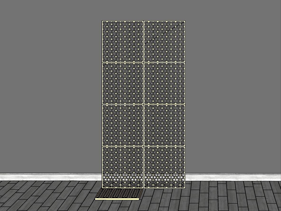 Decorative Panel 13 3D model_6