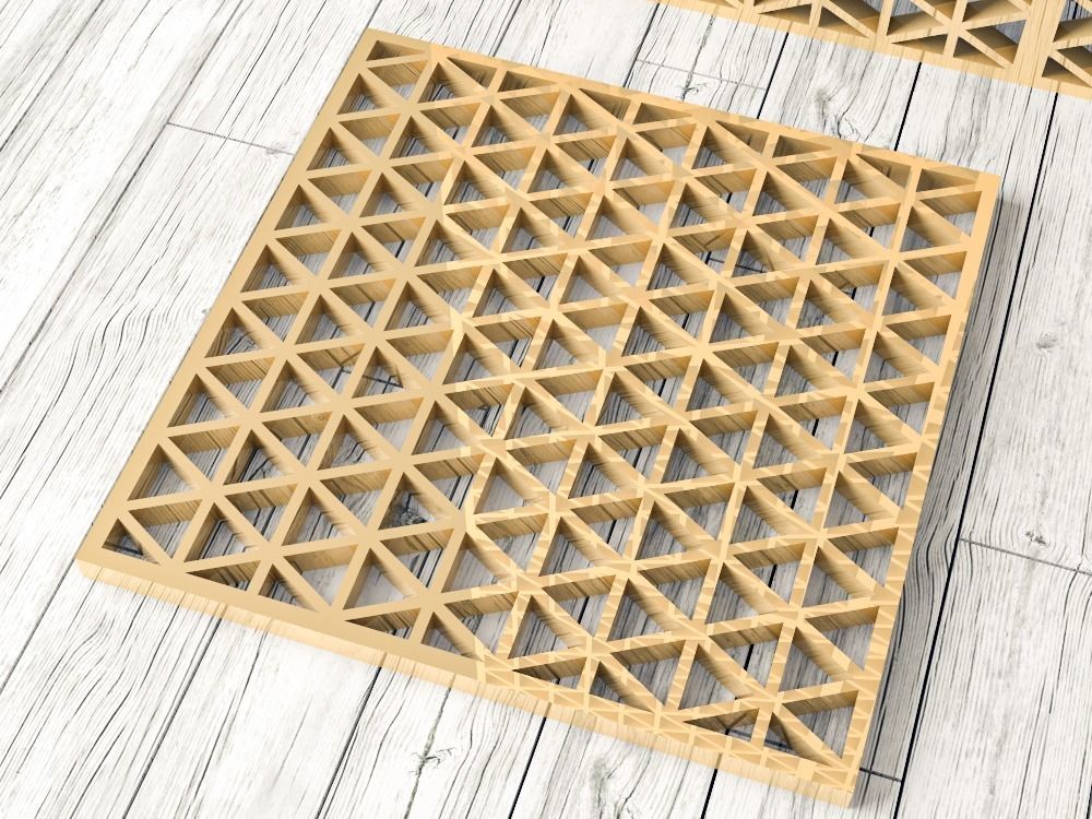 Decorative Panel 13 3D model_3