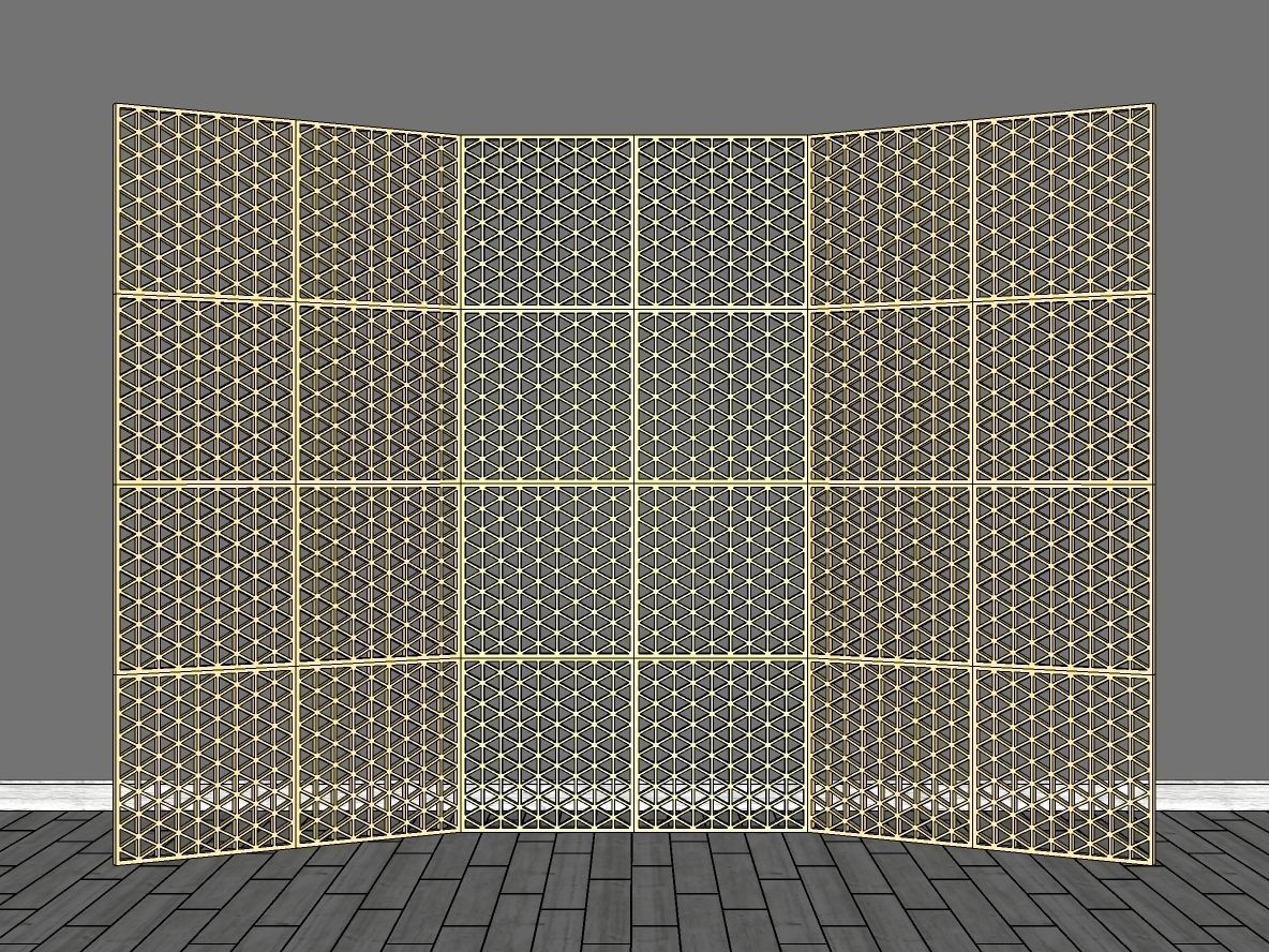Decorative Panel 13 3D model_10