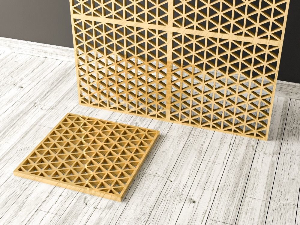 Decorative Panel 13 3D model_1