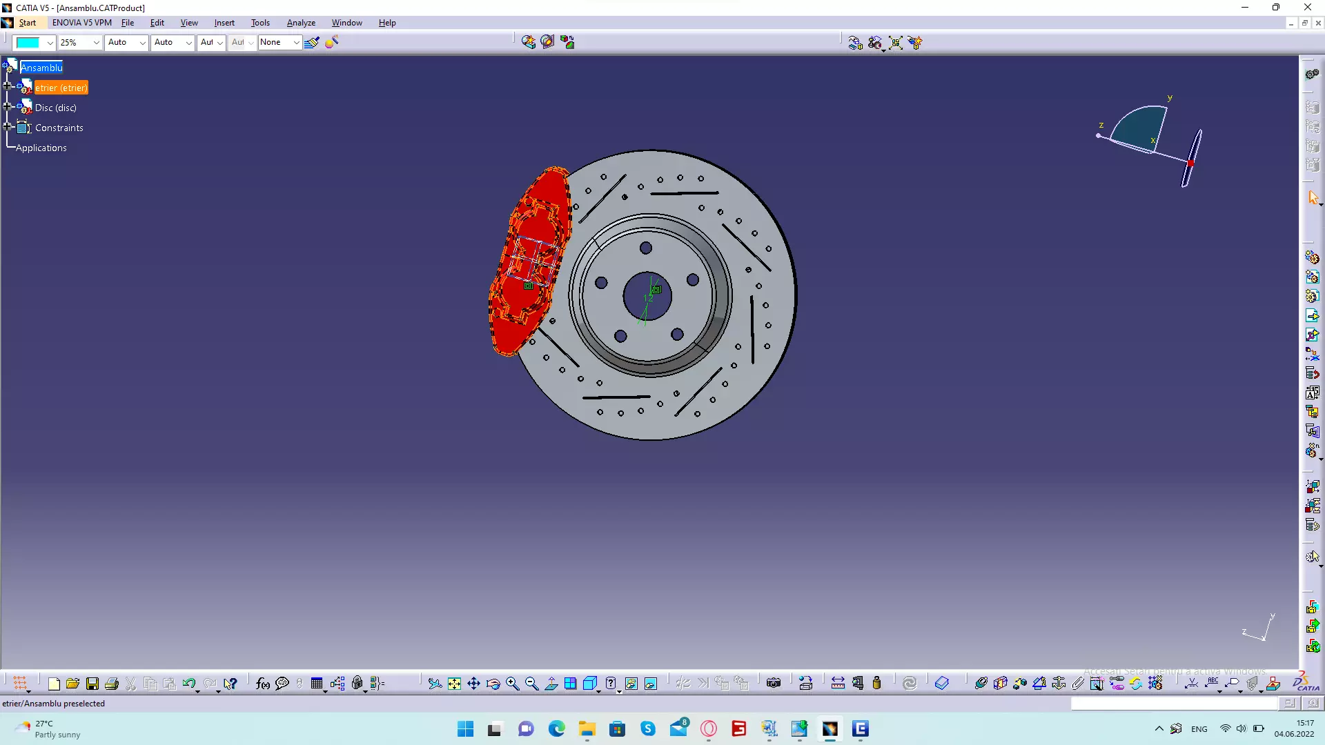 Brake Disc 3D model_0