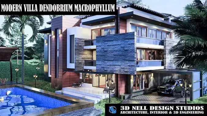 MODERN VILLA DENDOBRIUM MACROPHYLLUM