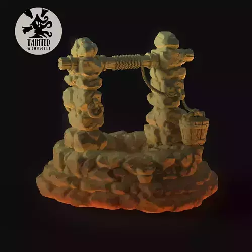 Desert Well Miniature 3D print model