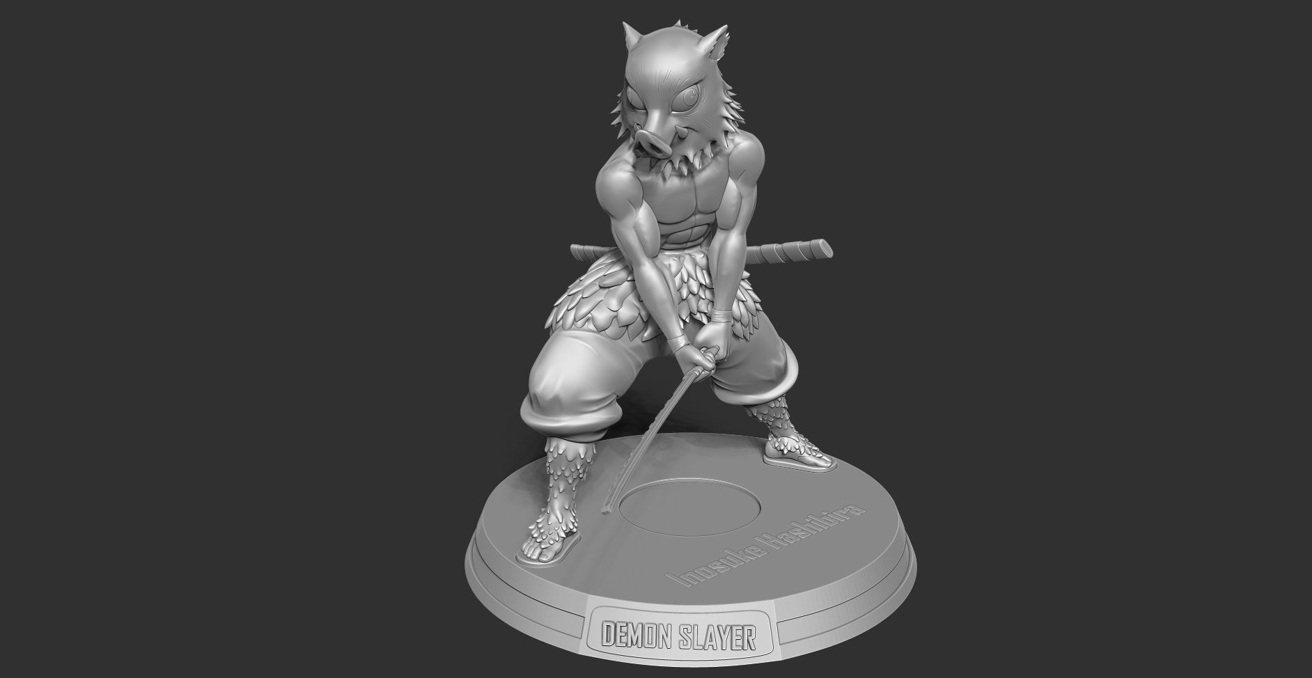 Inosuke Hashibira 3D print model_18