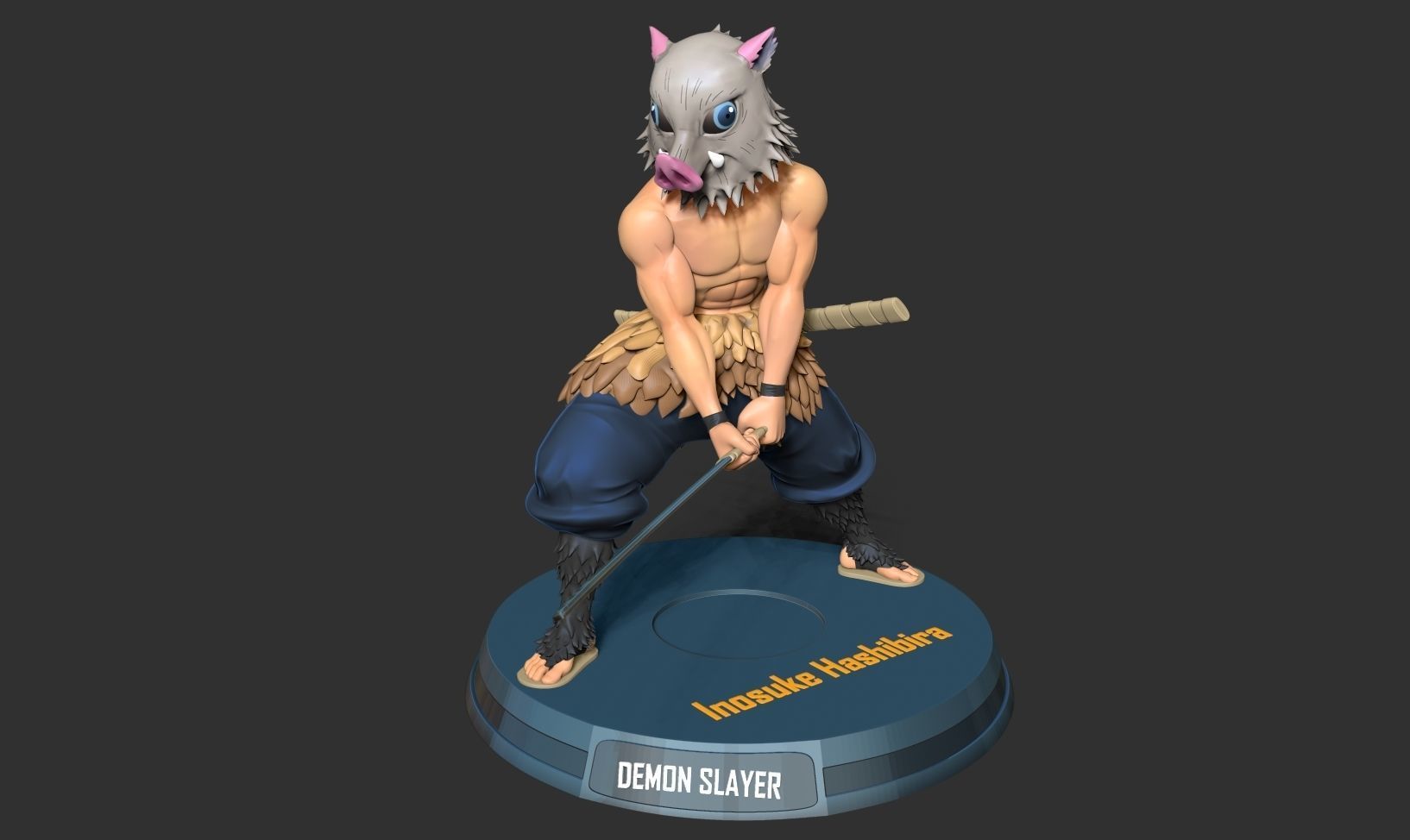 Inosuke Hashibira 3D print model_17