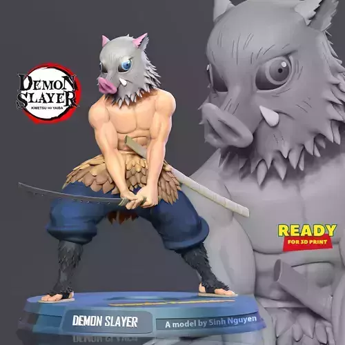 Inosuke Hashibira 3D print model