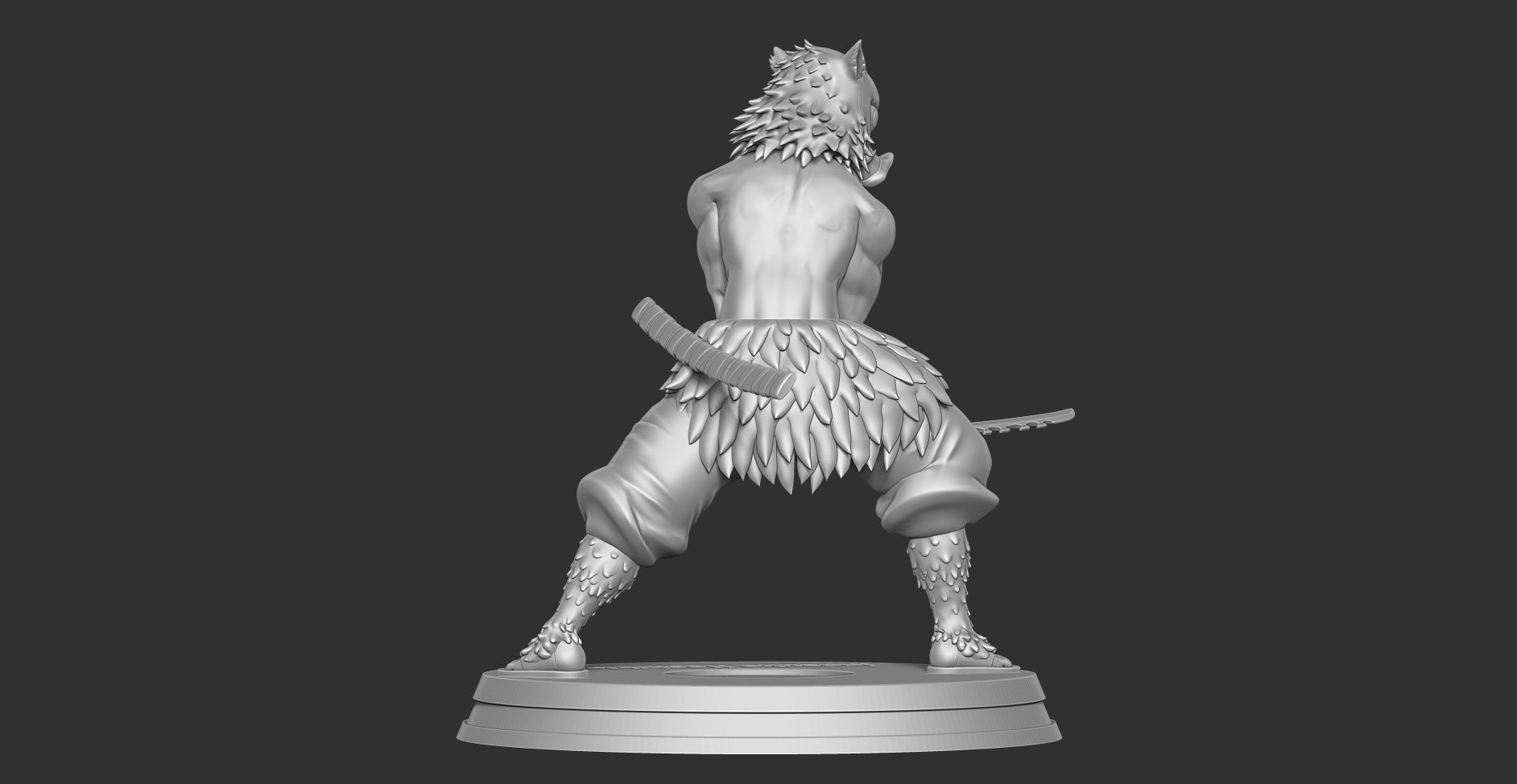 Inosuke Hashibira 3D print model_8