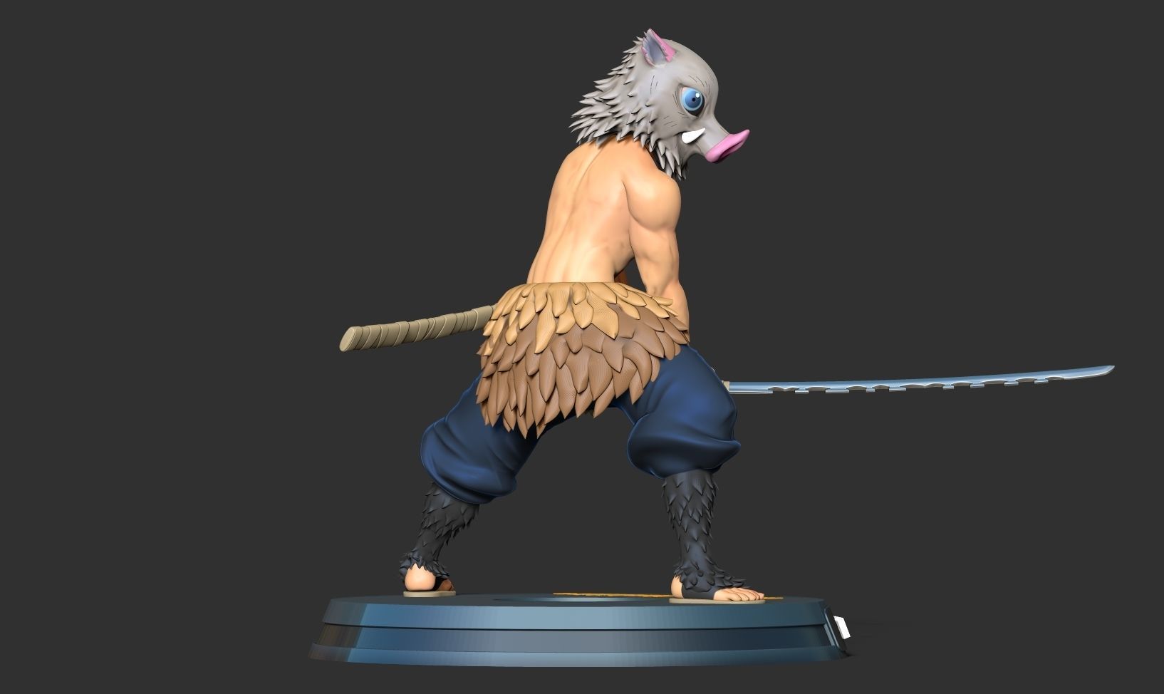 Inosuke Hashibira 3D print model_13