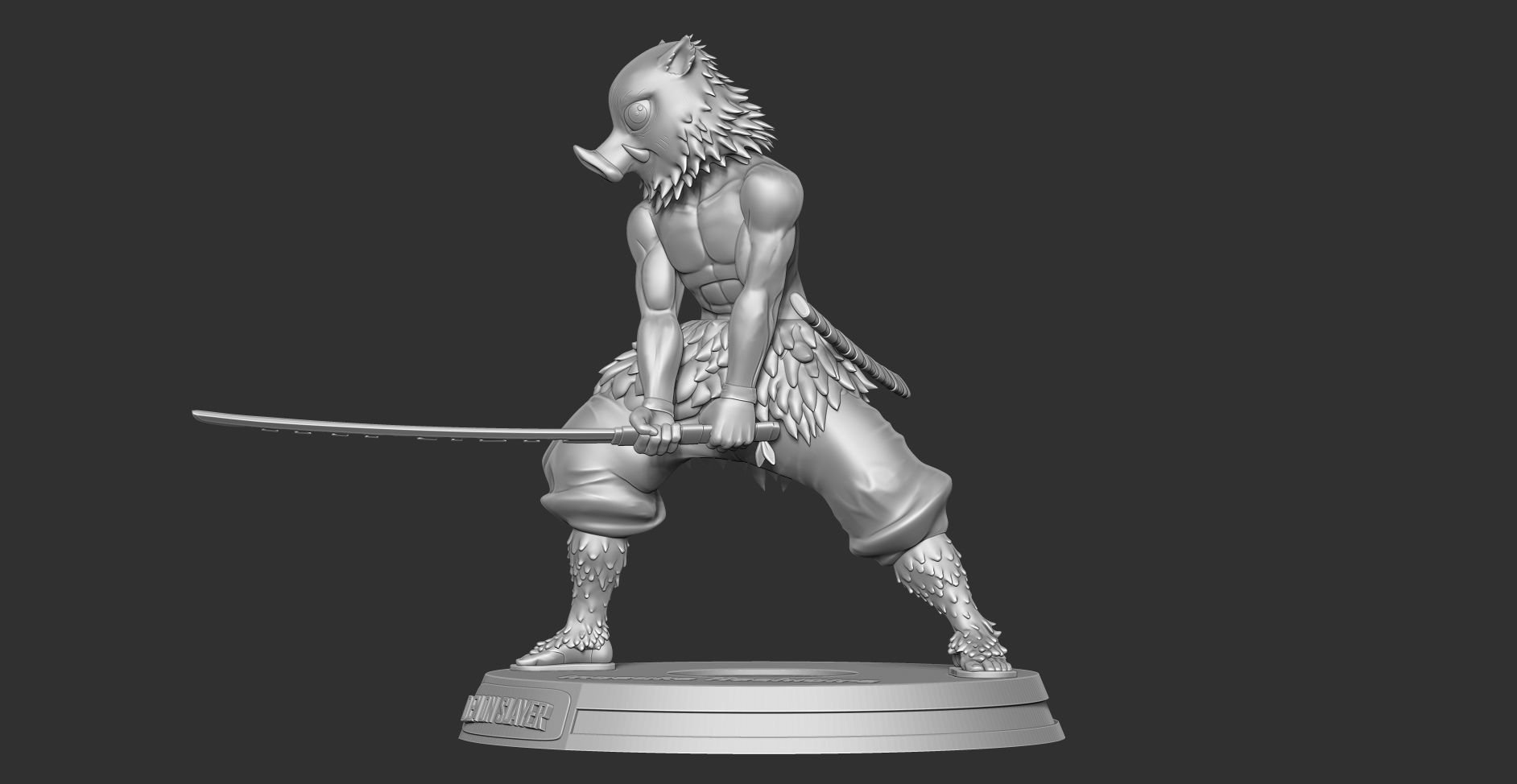 Inosuke Hashibira 3D print model_16