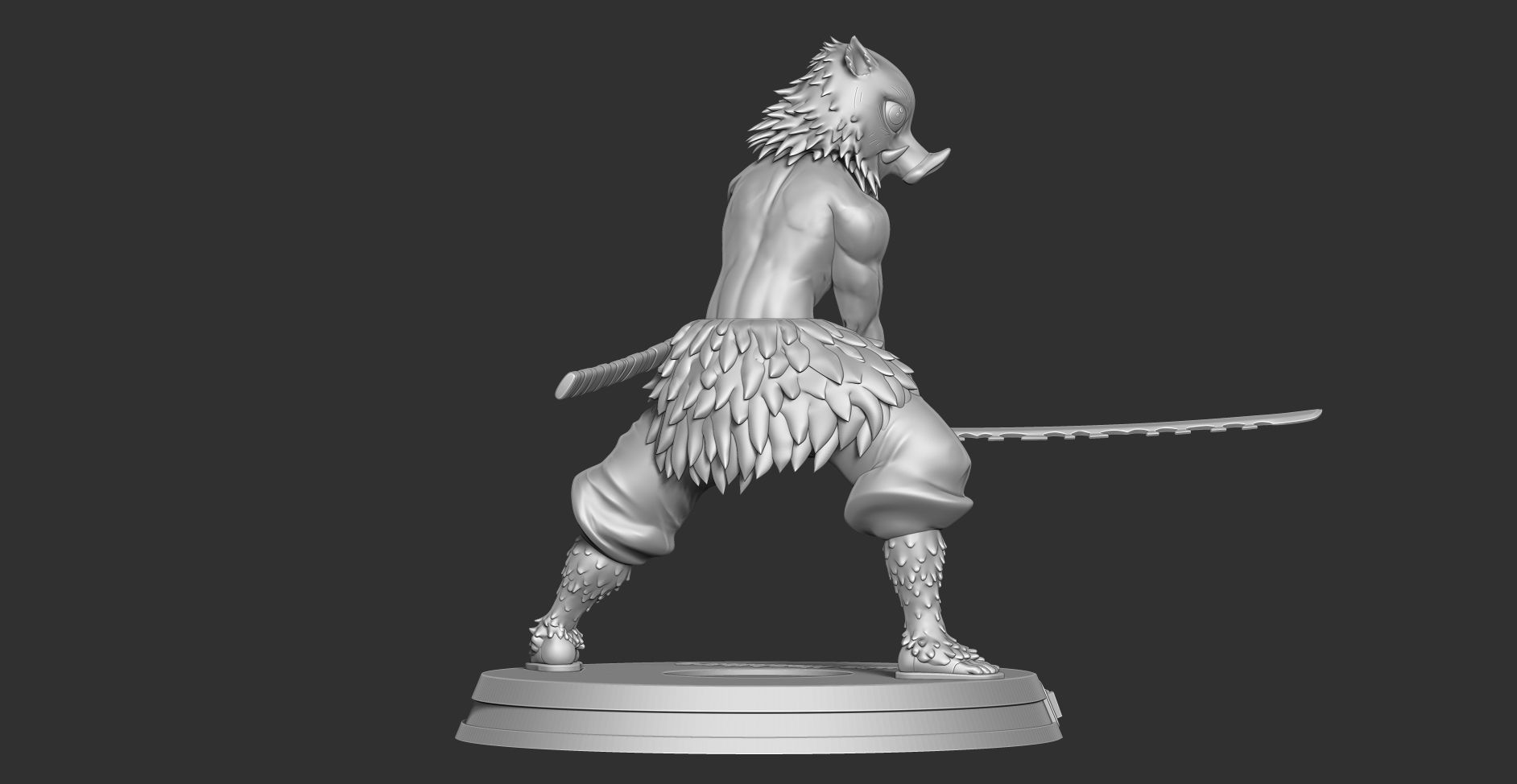 Inosuke Hashibira 3D print model_14