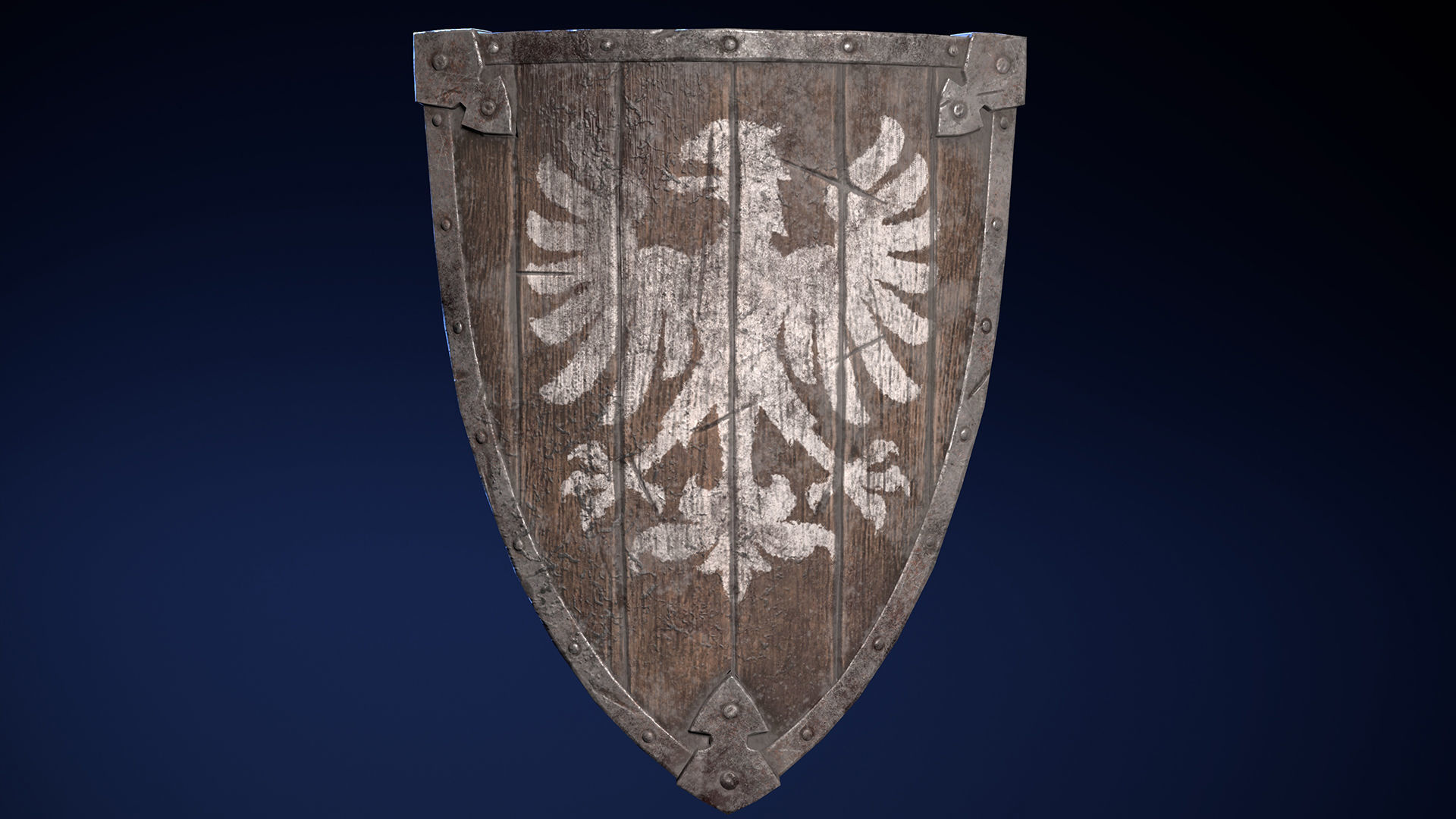 Skeleton Warrior - Game Ready Low-poly 3D model_12