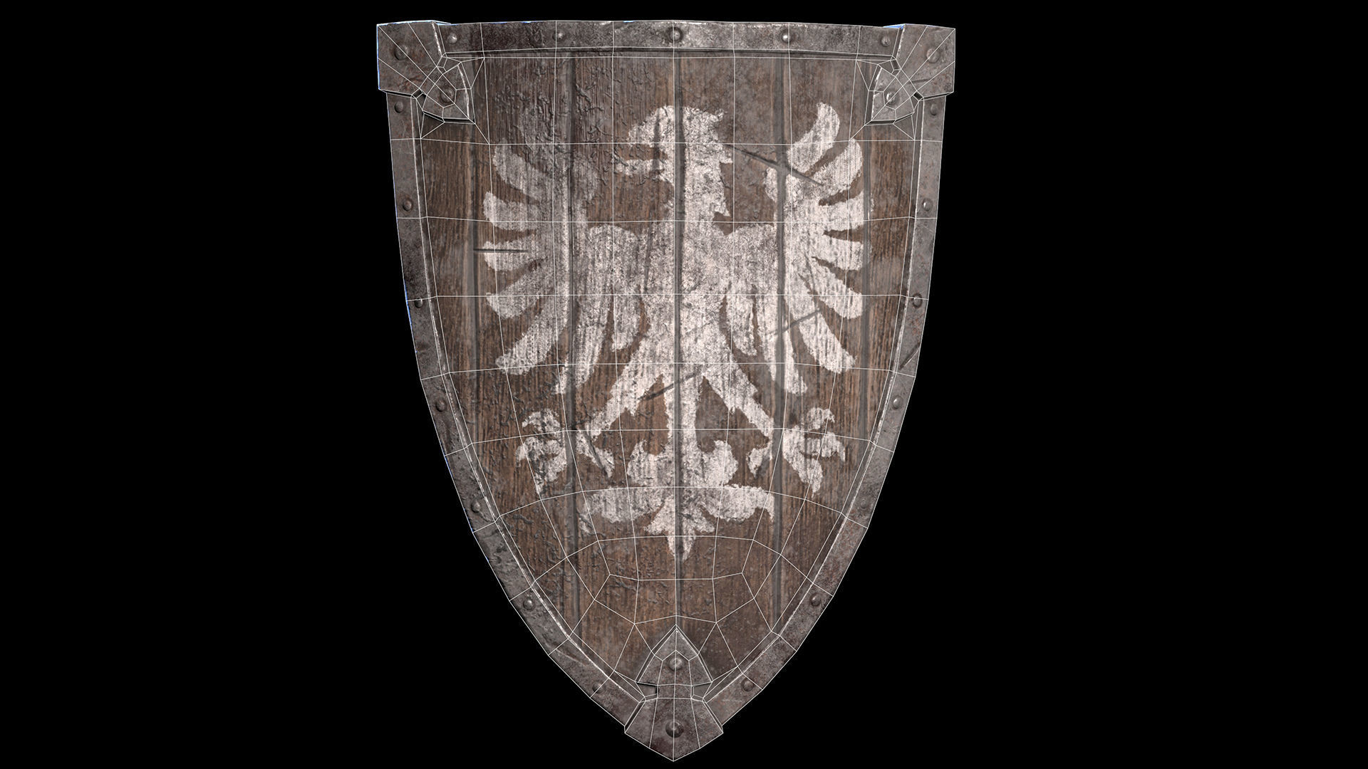 Skeleton Warrior - Game Ready Low-poly 3D model_15